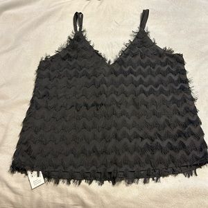 CUPSHE Daya Fringe V-neck Cami